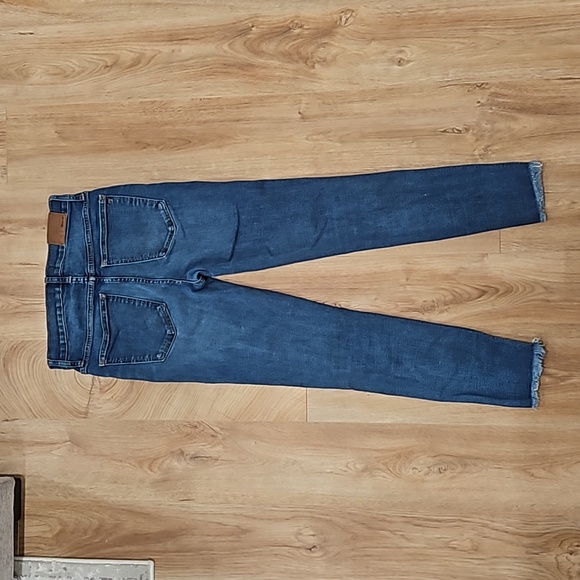 Madewell - 10" High Rise Skinny Blue Denim Jeans Brockton Wash - 28 - Like New! - Picture 9 of 11